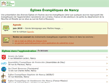 Tablet Screenshot of eglises-nancy.org